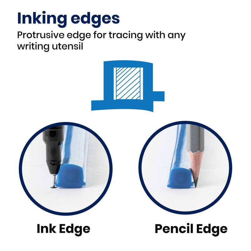 Pacific Arc Flexible Curve 24" with Inking Edge, For Drawing, Pattern making, Engineering, Stencil making - Image 4